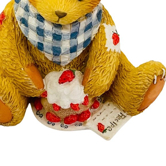 Enesco Cherished Teddies "Matthew" Figurine - Hand-Painted Collectible Bear Baki - Picture 3 of 8
